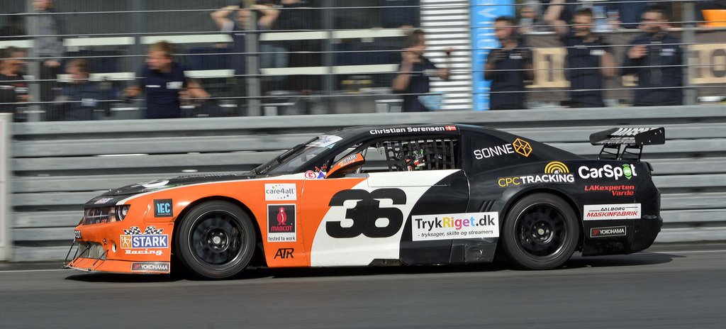 Efter flere spektakulære overhalinger var Christian Sørensen helt fremme som toer ved MASCOT DTC-finalen ved Grand Prix Danmark 2017